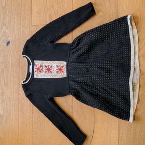 Knit holiday dress by Hanna Andersson
